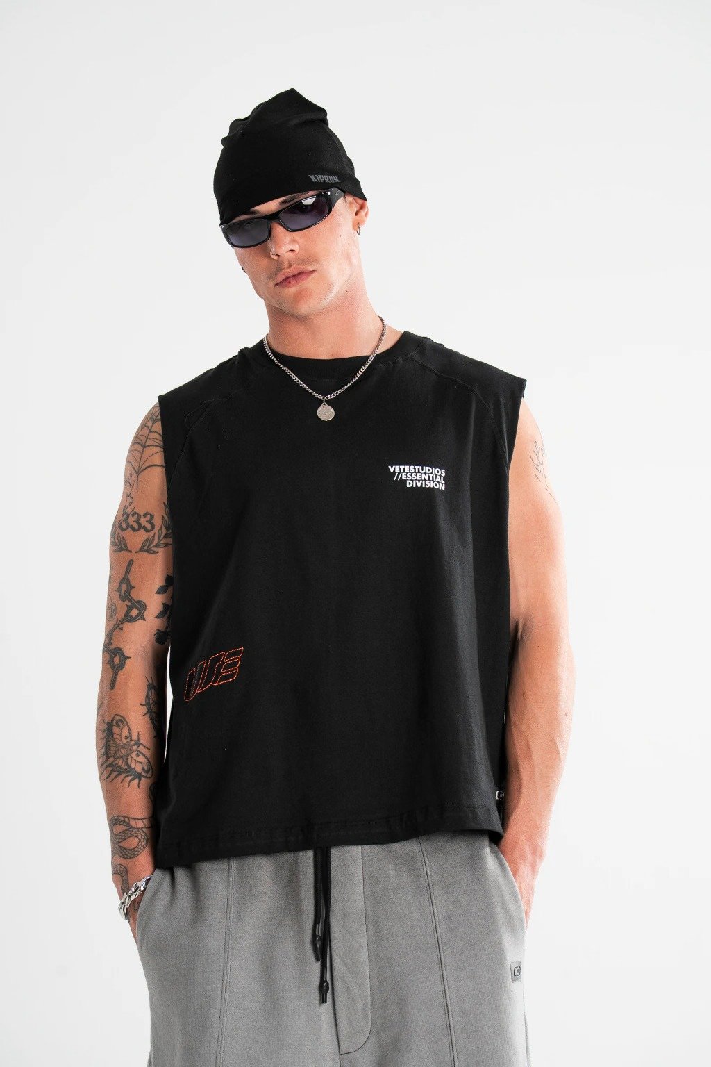 Musculosa Elora Boxy VibeWear — frente