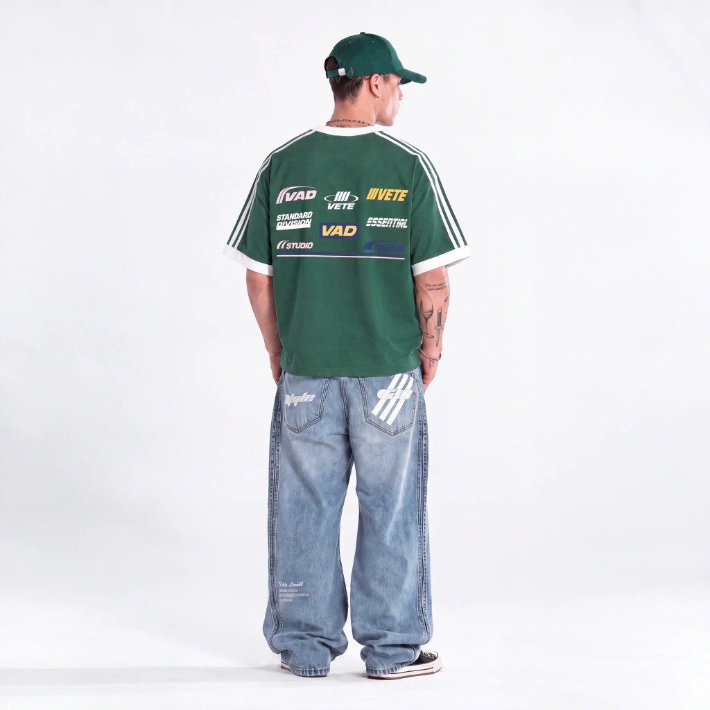 Remera Boxy Veyra VibeWear — espalda